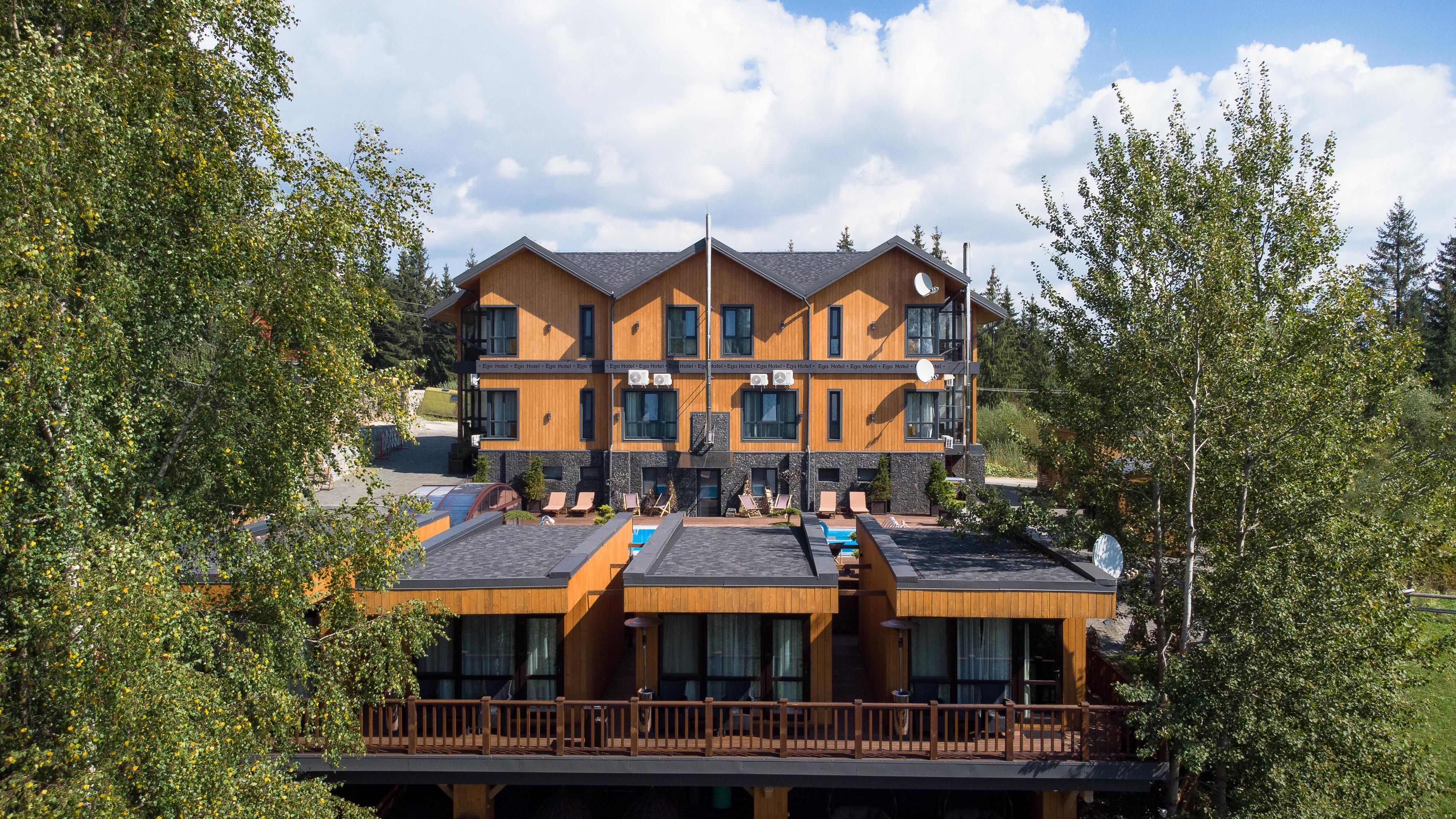 Ego Hotel Yablunytsia Buitenkant foto