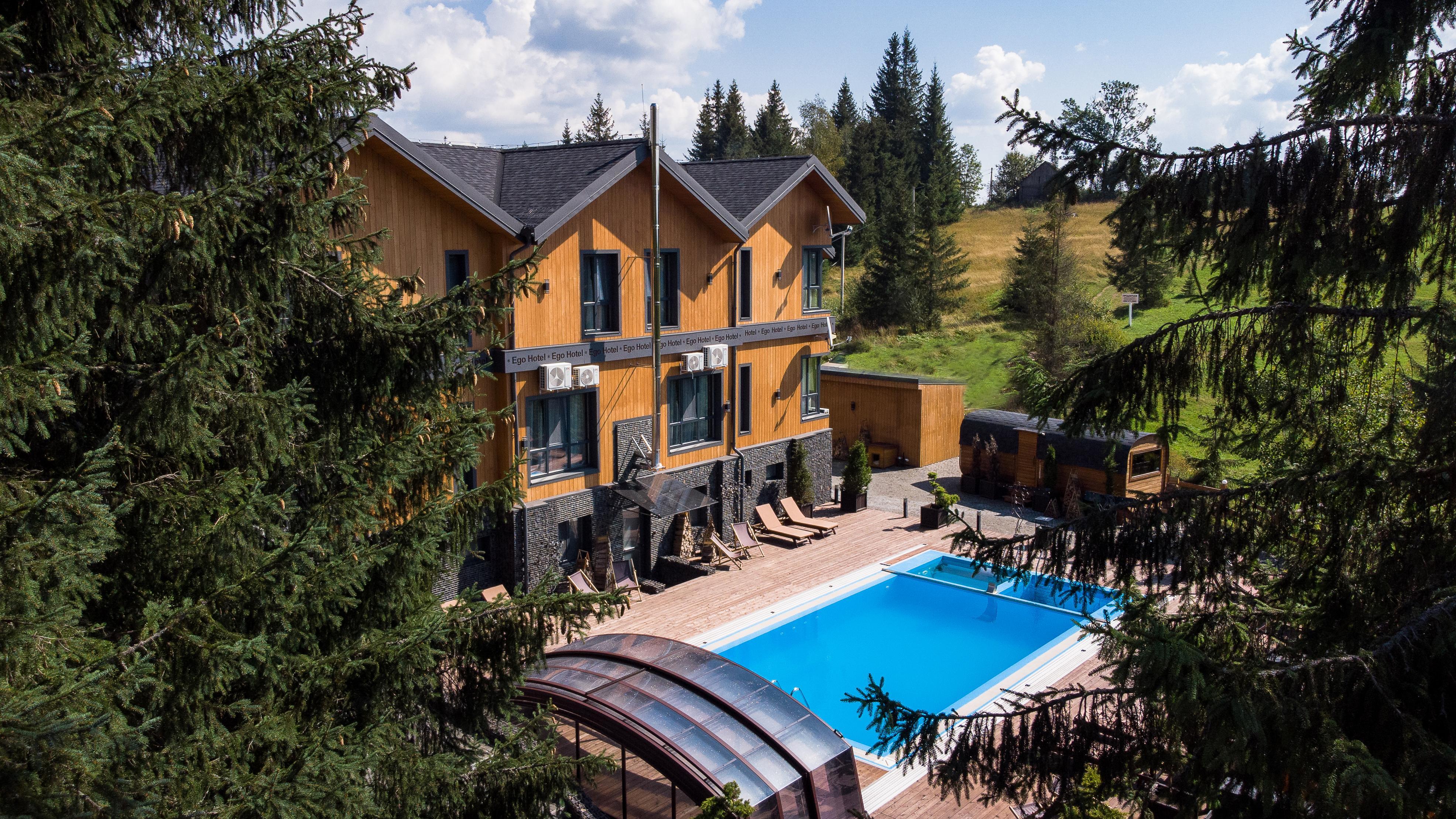 Ego Hotel Yablunytsia Buitenkant foto